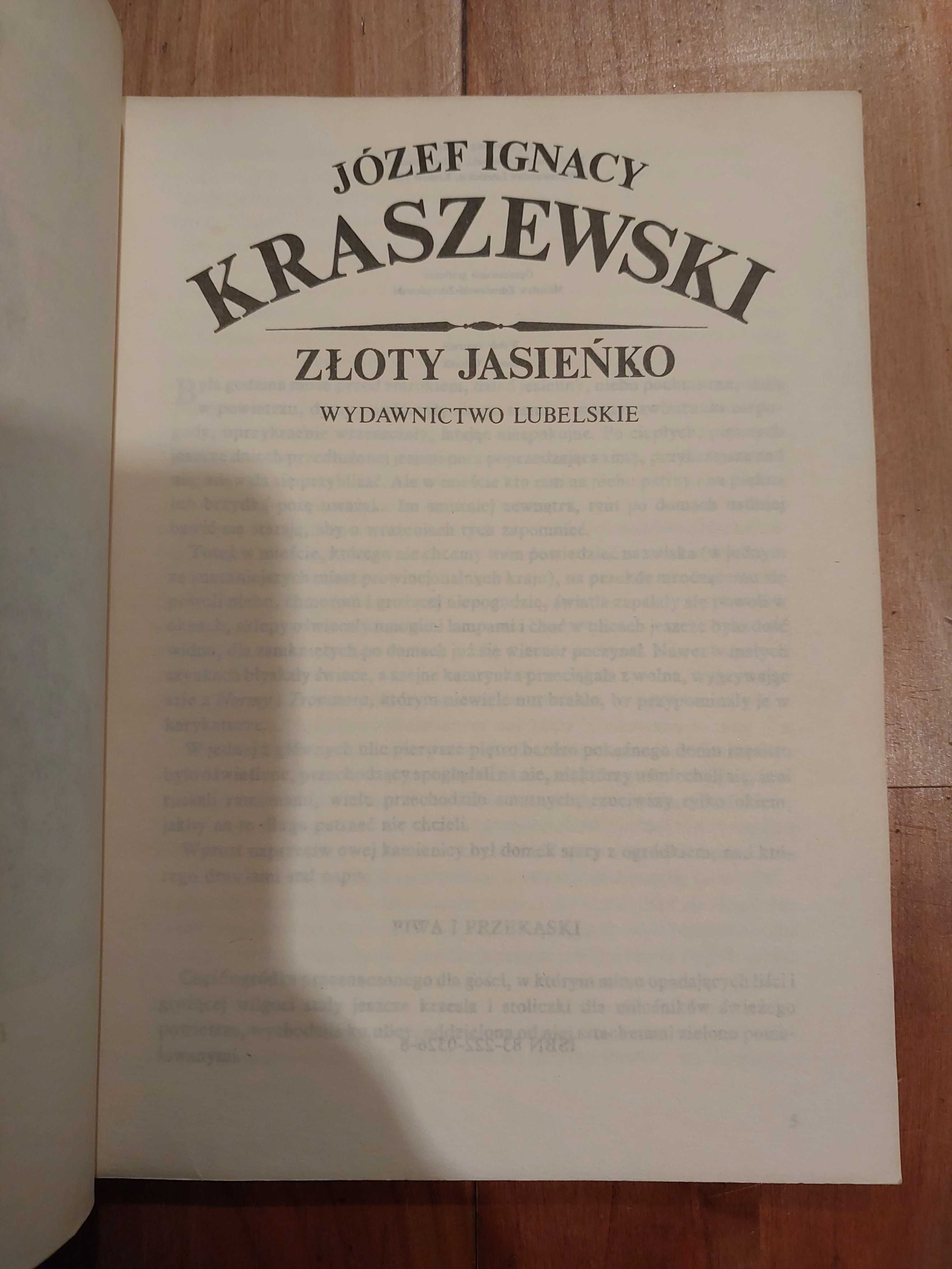 Złoty Jasieńko  J.I.Kraszewski