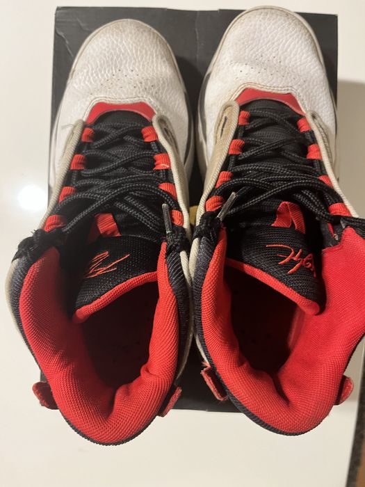 Sapatilhas jordan fligth 4 branca e vermelha