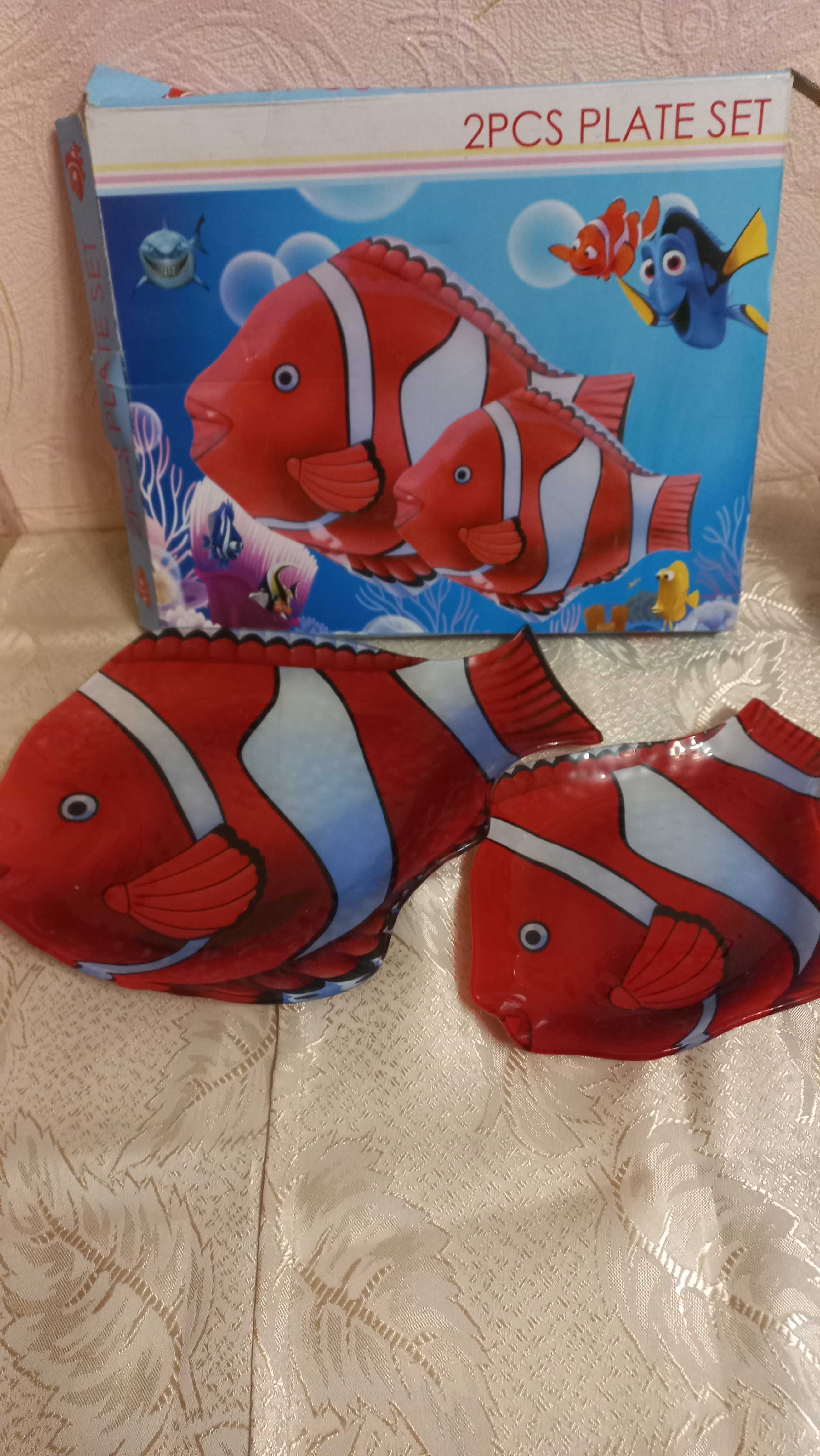 Скляний набір для рибних продуктів