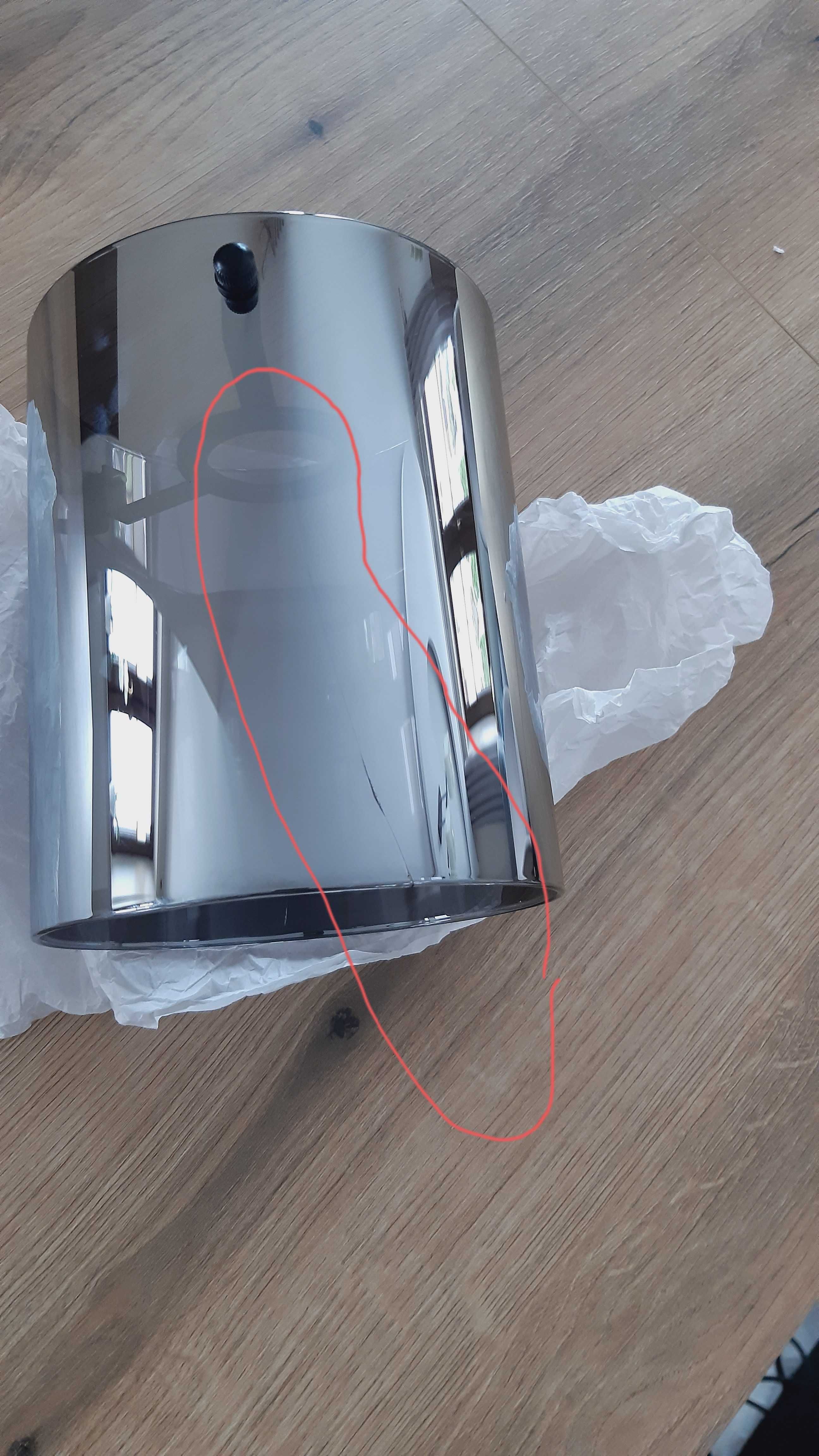Lampa wisząca nowoczesna - szkło dymione