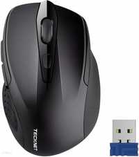 Mysz Bezprzewodowa USB 2.4G 2400 DPI Tecknet M003 Czarna