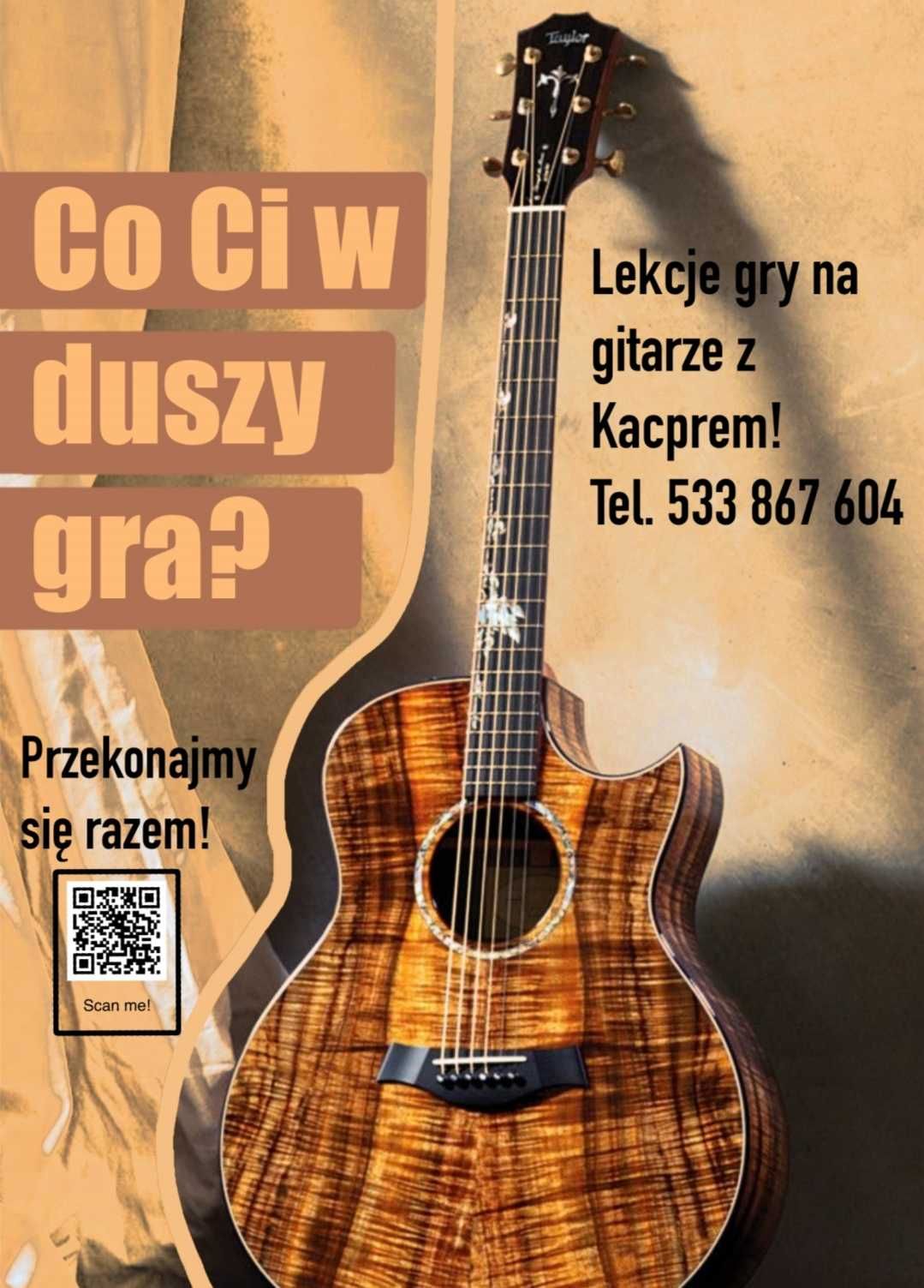 Lekcje gry na gitarze. Nauka gry na gitarze