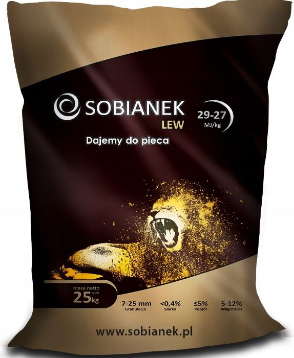 Groszek dawniej ekogroszek lew Sobianek