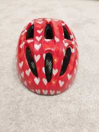 Kask rowerowy dla dziewczynki 48-52 cm