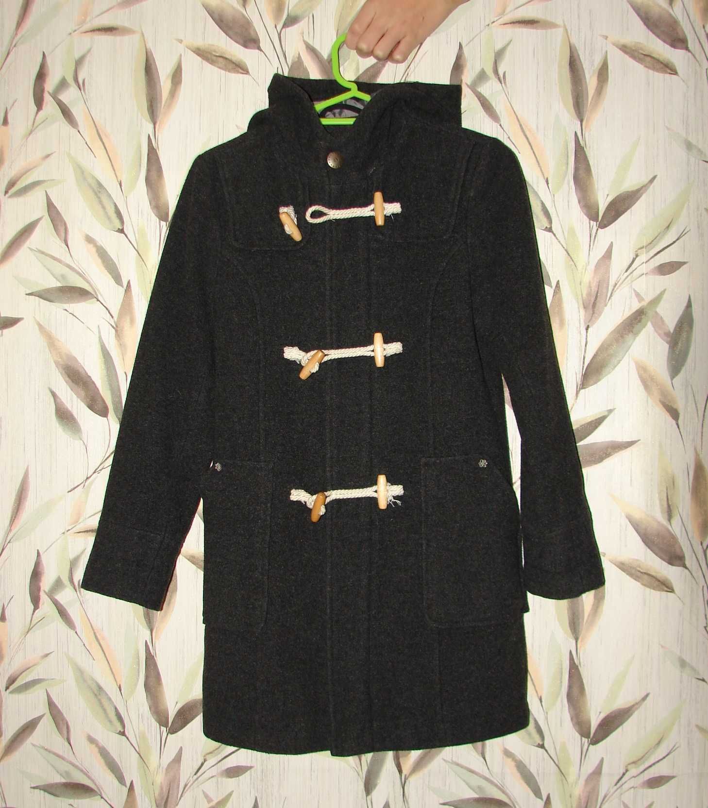 Пальто с капюшоном демисезонное Юность для девочки 140-146 р.