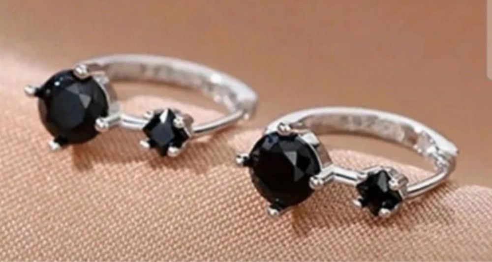 Srebrne nowe kolczyki 925