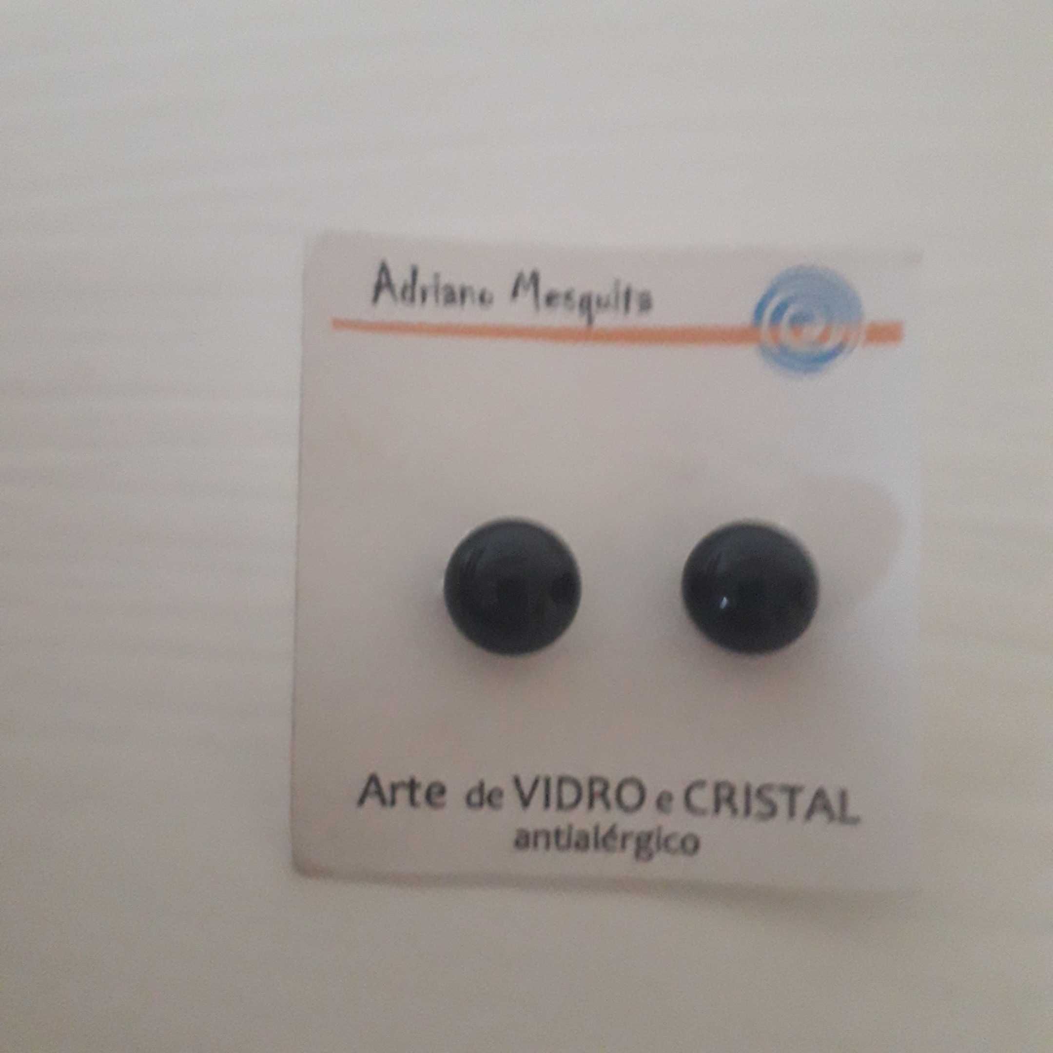 Brincos de Vidro e Cristal