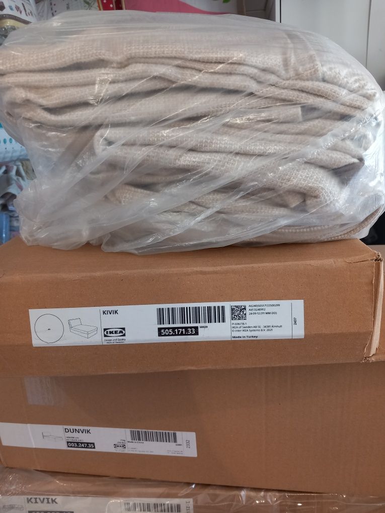 Nowa 1/2 Ceny Sofa Tallmarra beż KIVIK z Ikea Prawo/lewo Wymienne pokr