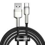 Kabel 2M Baseus mocny przewód nylonowy Cafule Metal USB do USB-C Type
