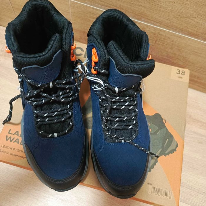 Nowe skórzane buty trekkingowe r.38 waterproof