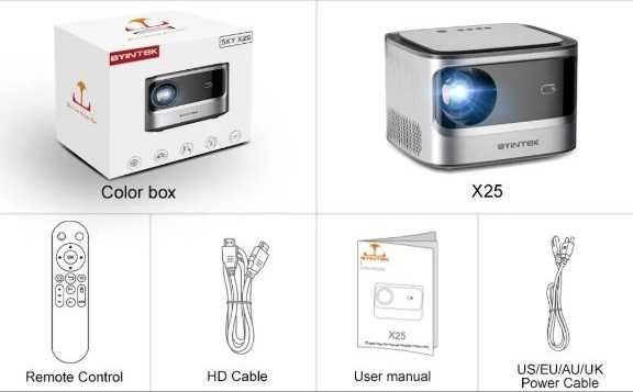 BYINTEK X25, 4k, 680ANSI / 2/16gb, новый