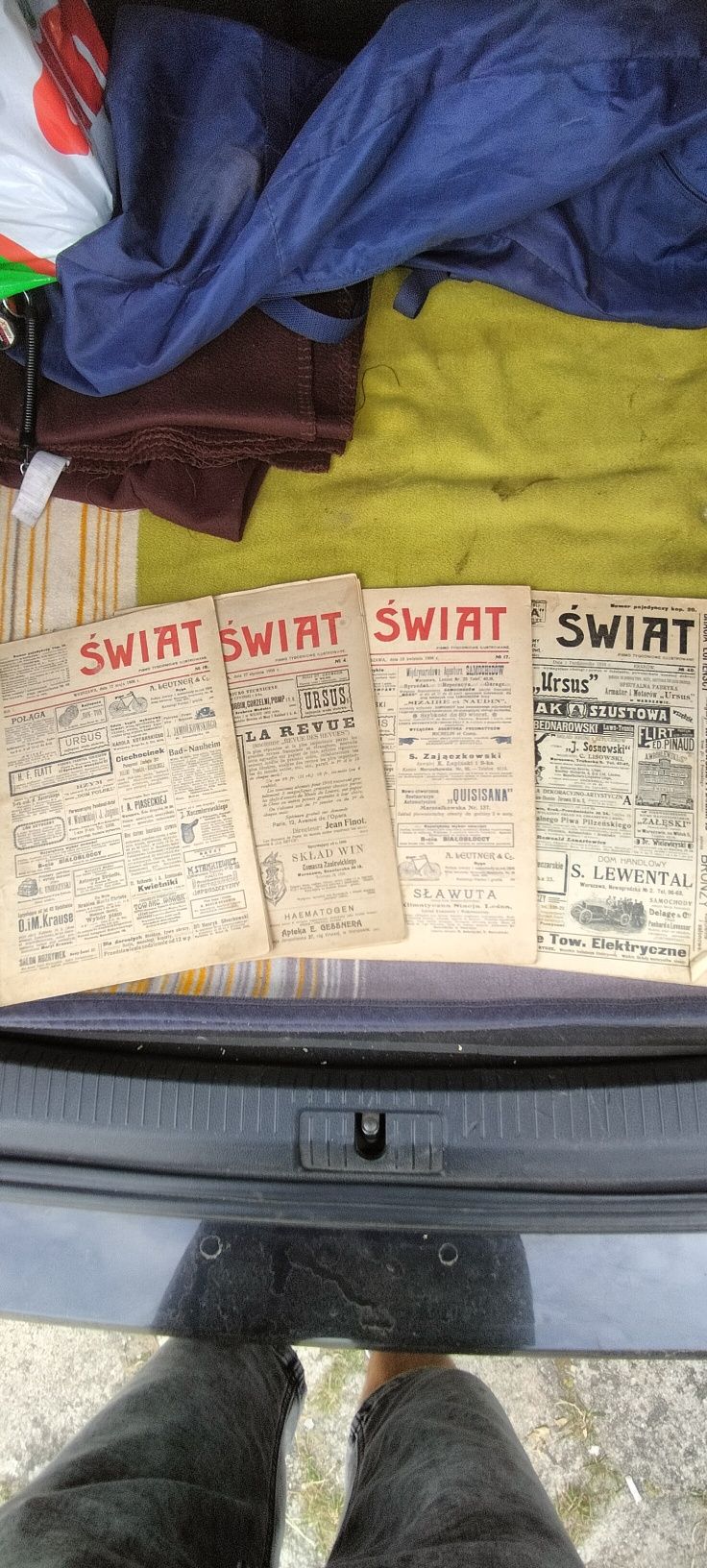 Stare gazety przedwojenne, czasopisma, tygodnik Świat