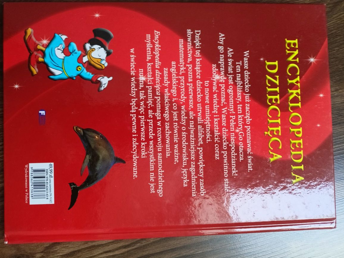 Encyklopedia dziecięca książka w twardej oprawie