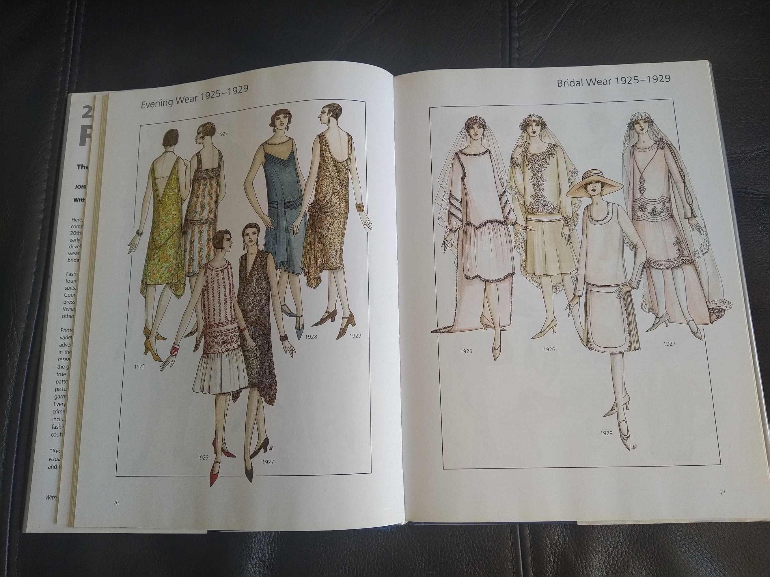 Moda seculo XX - 20th Century Fashion. 1.100 ilustrações coloridas