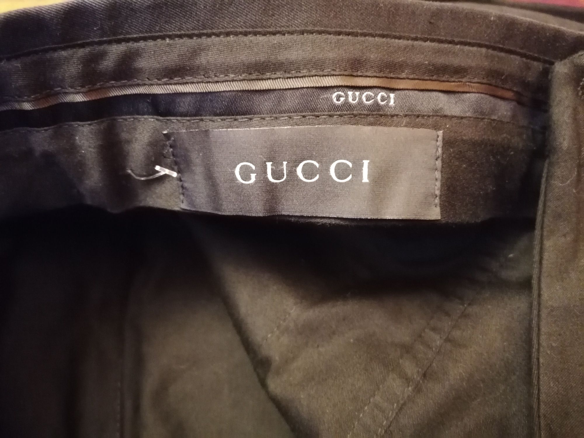 Spodnie Gucci, materiał oryginał.