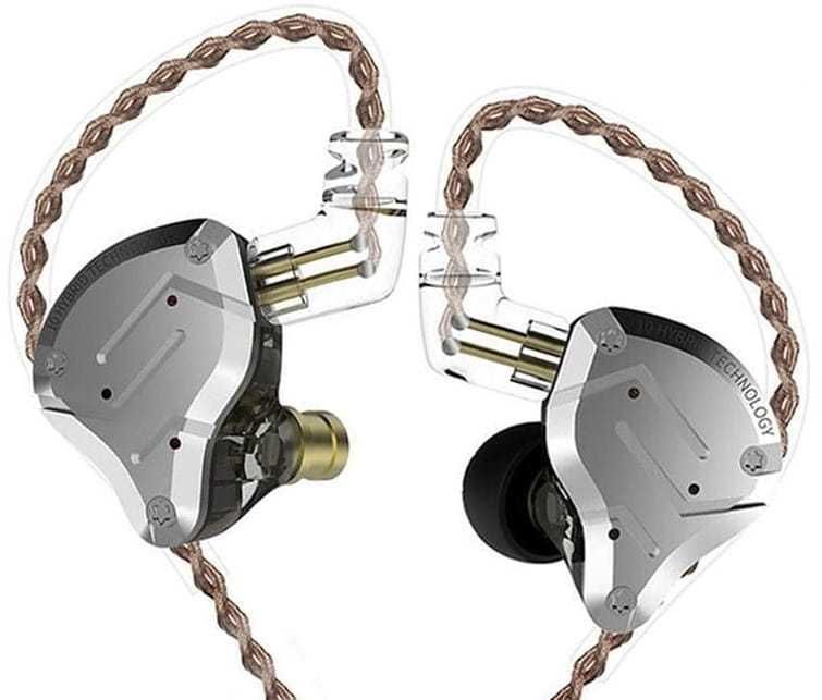 Słuchawki przewodowe KZ-ZS10 PRO BLACK - NOWE -