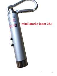 Latarka mini laser