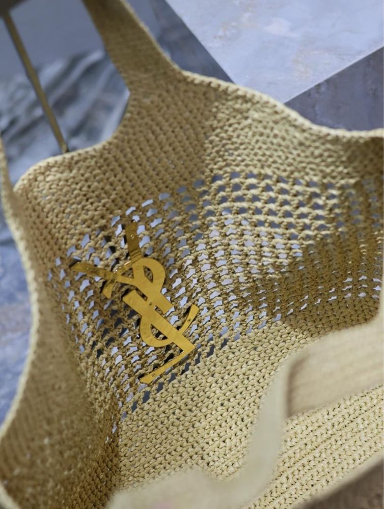 Torebka Icare YSL Raffia Neutral