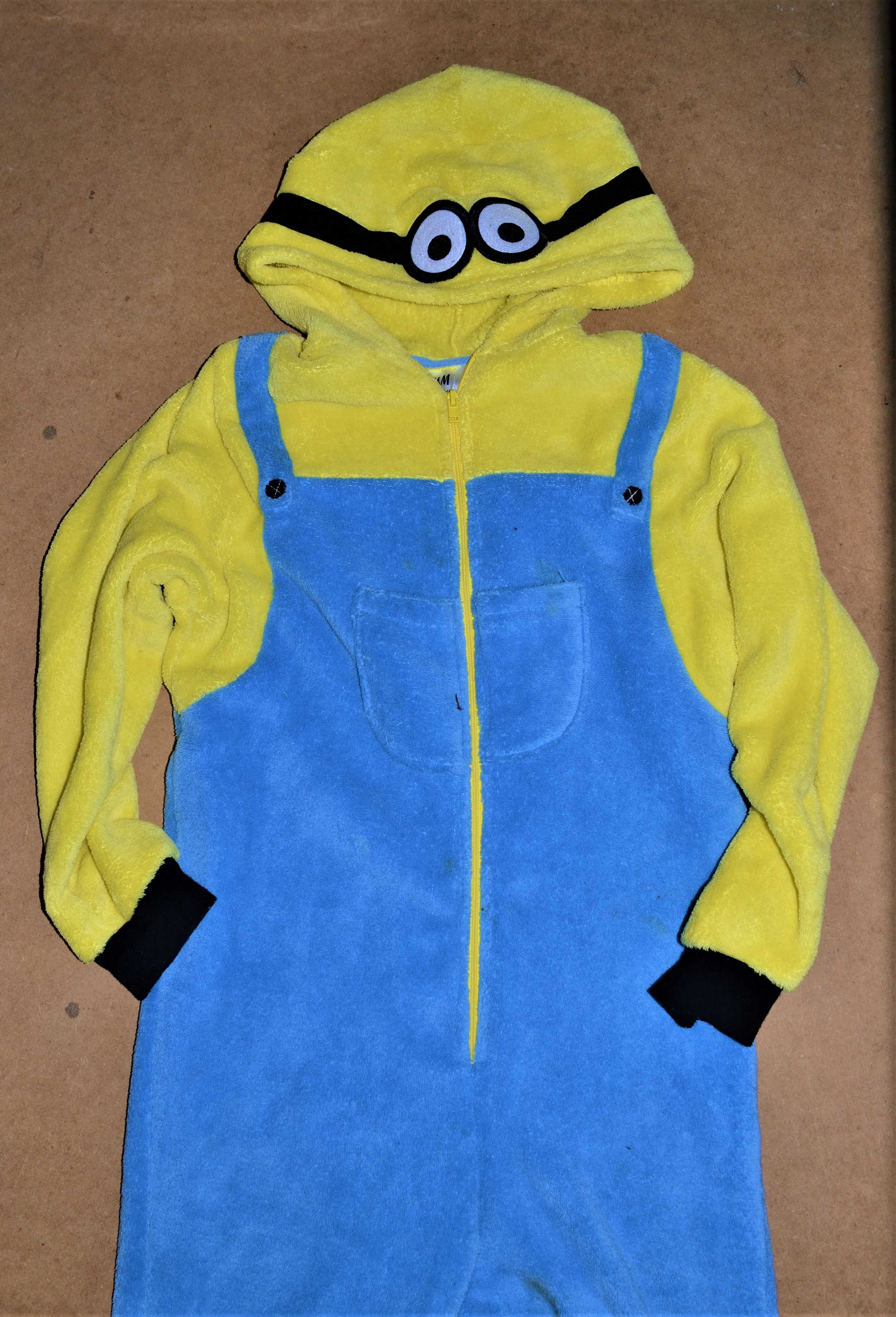 140# Minionek Minions strój piżama 5/6 lat_116 cm