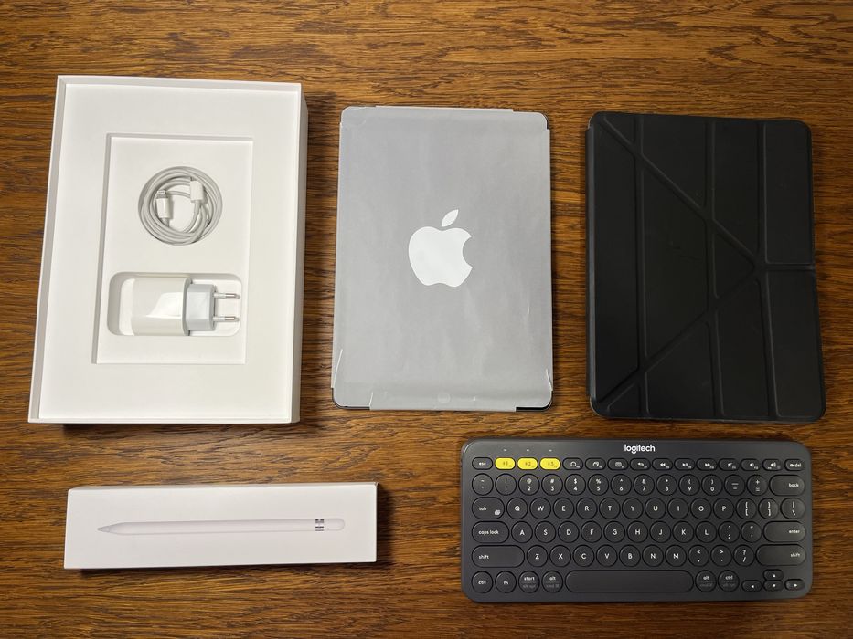 iPad 9 gen. 64 gb + Apple Pencil +etui + klawiatura Logitech K380 s