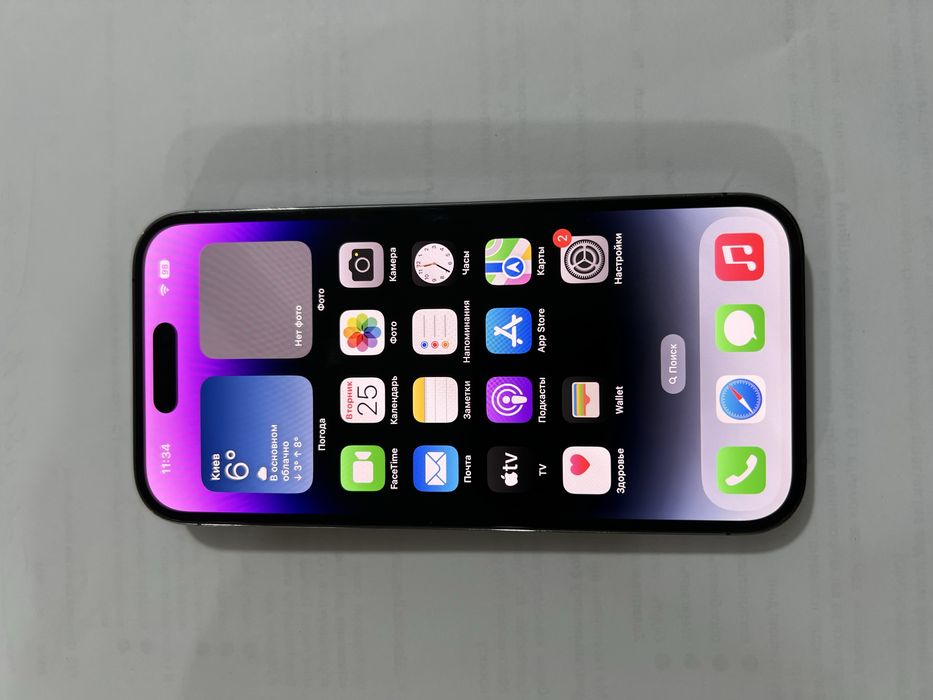 Iphone 14 pro 256 GB. Neverlock , С коробкой. Установлен новыйАкб 100%