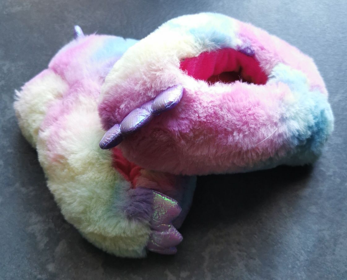 Kapcie jednorożec 13 cm