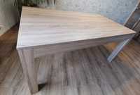 Stół prostokątny dąb sonoma 160x90x76 rozkładany + 8 krzesła
