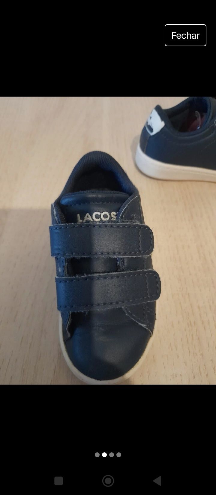 Tenis Lacoste Tamanho 20 Europeu