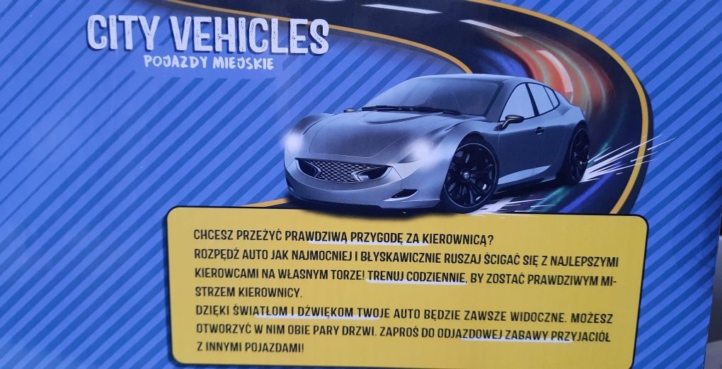 Nowe, duże Autko Policyjne Elefun