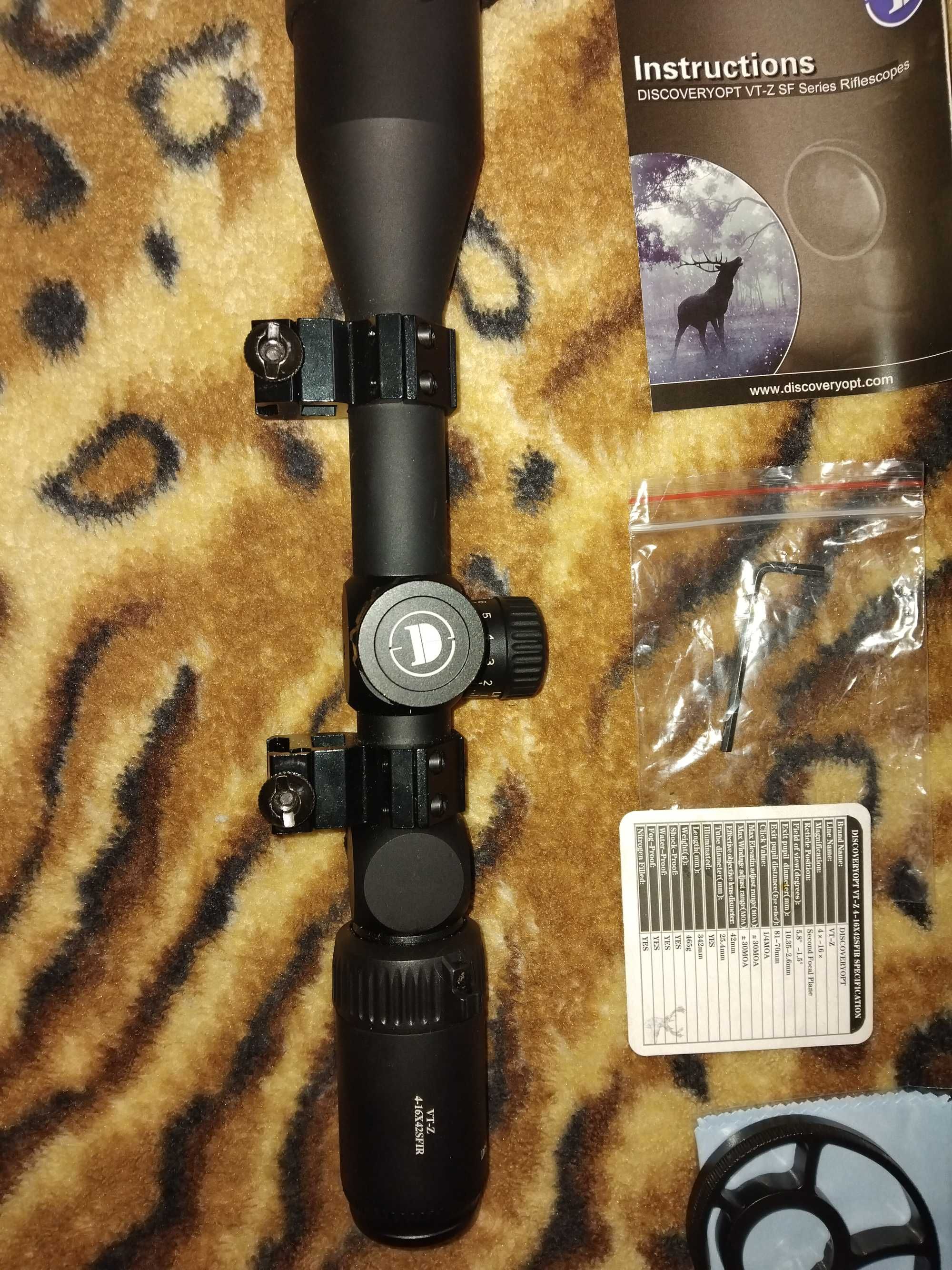 Продам приціл Discovery 4-16×42 SFIR