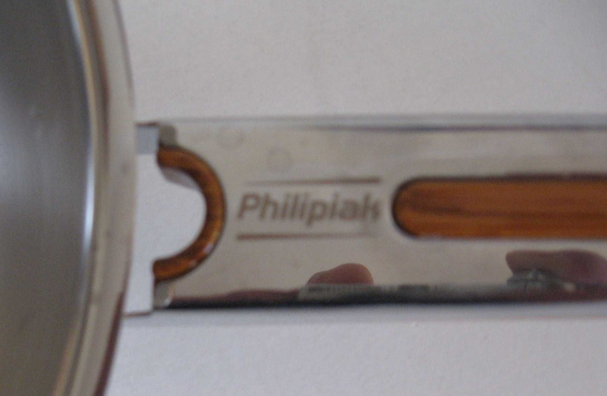 Patelnia indukcyjna Philipiak  z pokrywką  , stal szlachetna 20 cm.