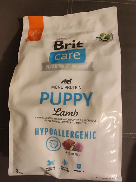 Karma dla psa BRIT Care Hypoallergenic Puppy Jagnięcina 3 kg