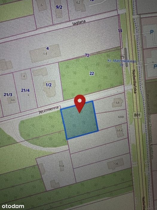 Józefów, piękna działka 1203m ze starodrzewiem w doskonałej lokalizac.