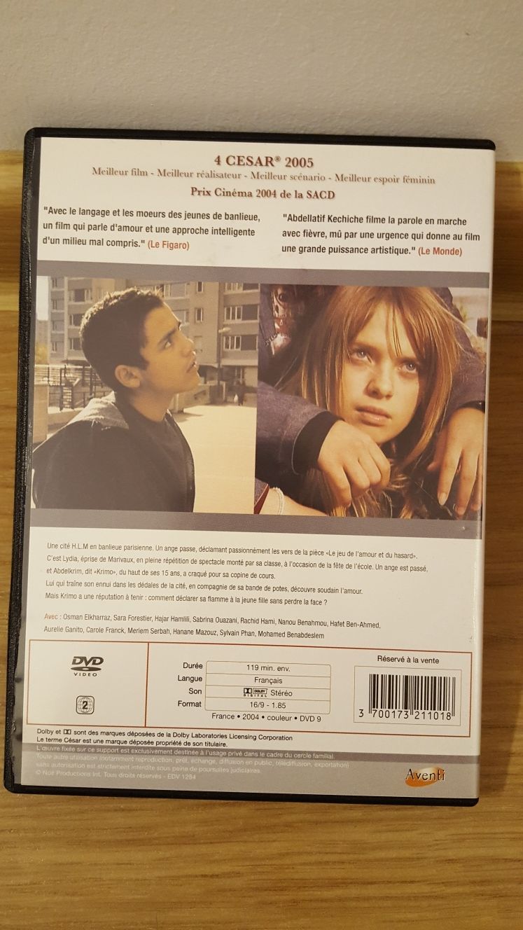 DVD "L'esquive" film fr obcojęzyczny dramat komediodramat