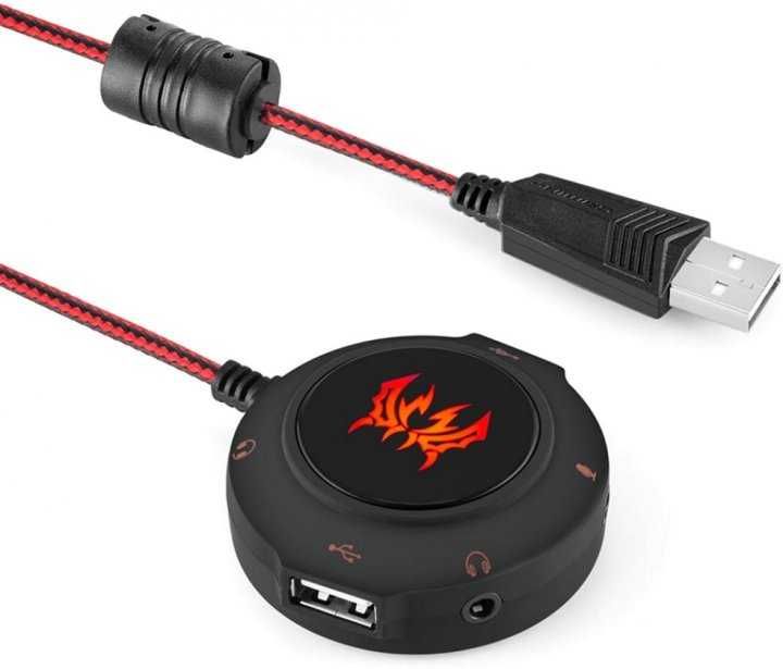 Звуковая карта Kotion S2 с USB хабом