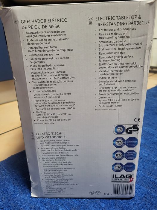 Grelhador Elétrico (sem fumo)
