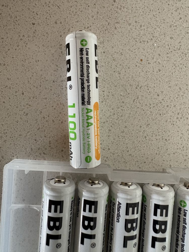 Pilhas Recarregáveis EBL AAA 1100mAh (NiMH) – Pack de 8