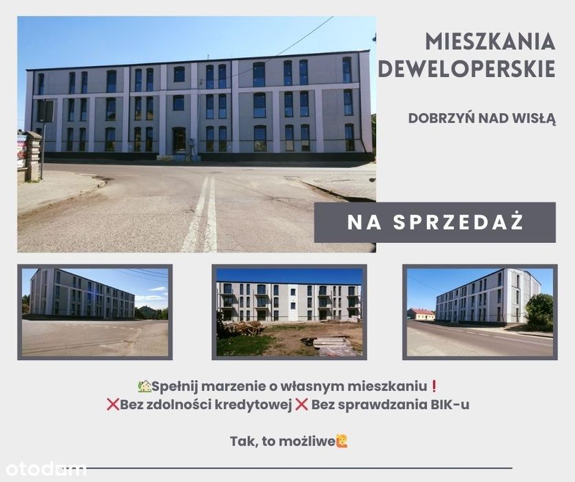 Dobrzyń nad Wisłą – Mieszkania deweloperskie
