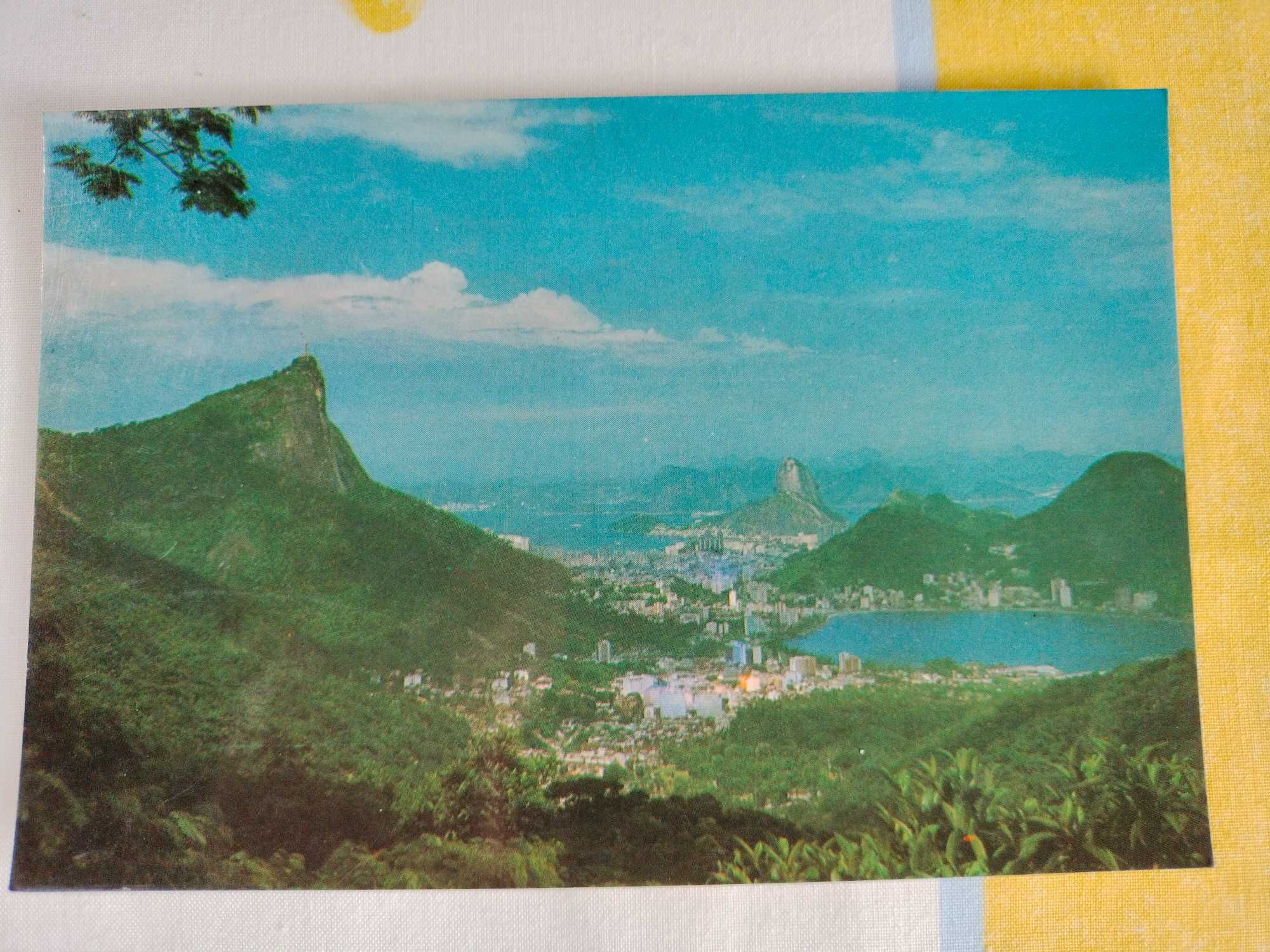 Conjunto 5 Lindíssimos Cartões Postais Vintage Rio de Janeiro