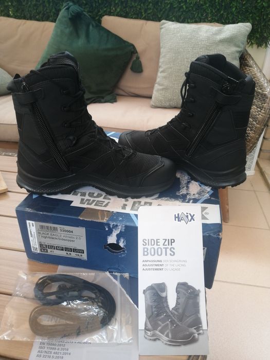Botas Haix Black Eagle Athletic 2.0 T high/black/Sidezipper