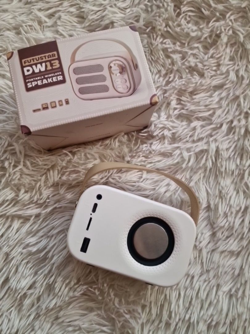 Колонка портативна Bluetooth ретро FM радіо 5Вт 400мАгод AC Prof DW13
