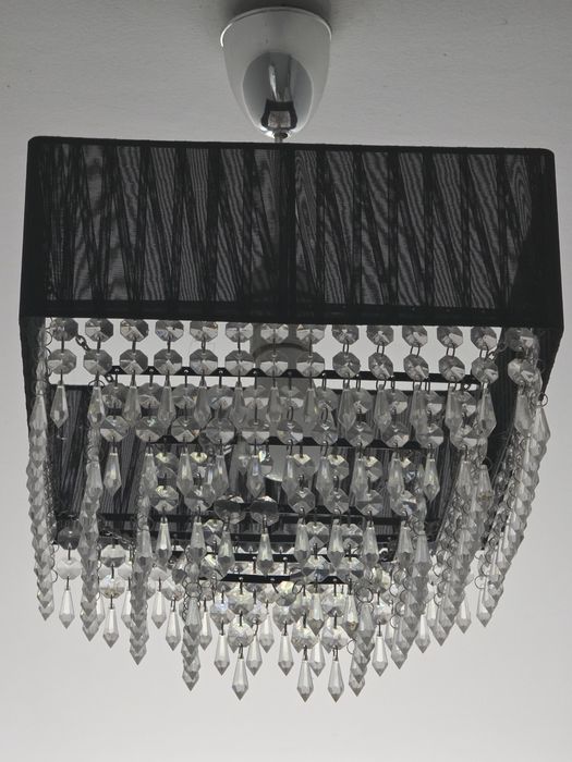 Żyrandol Glamour , czarny , agata meble