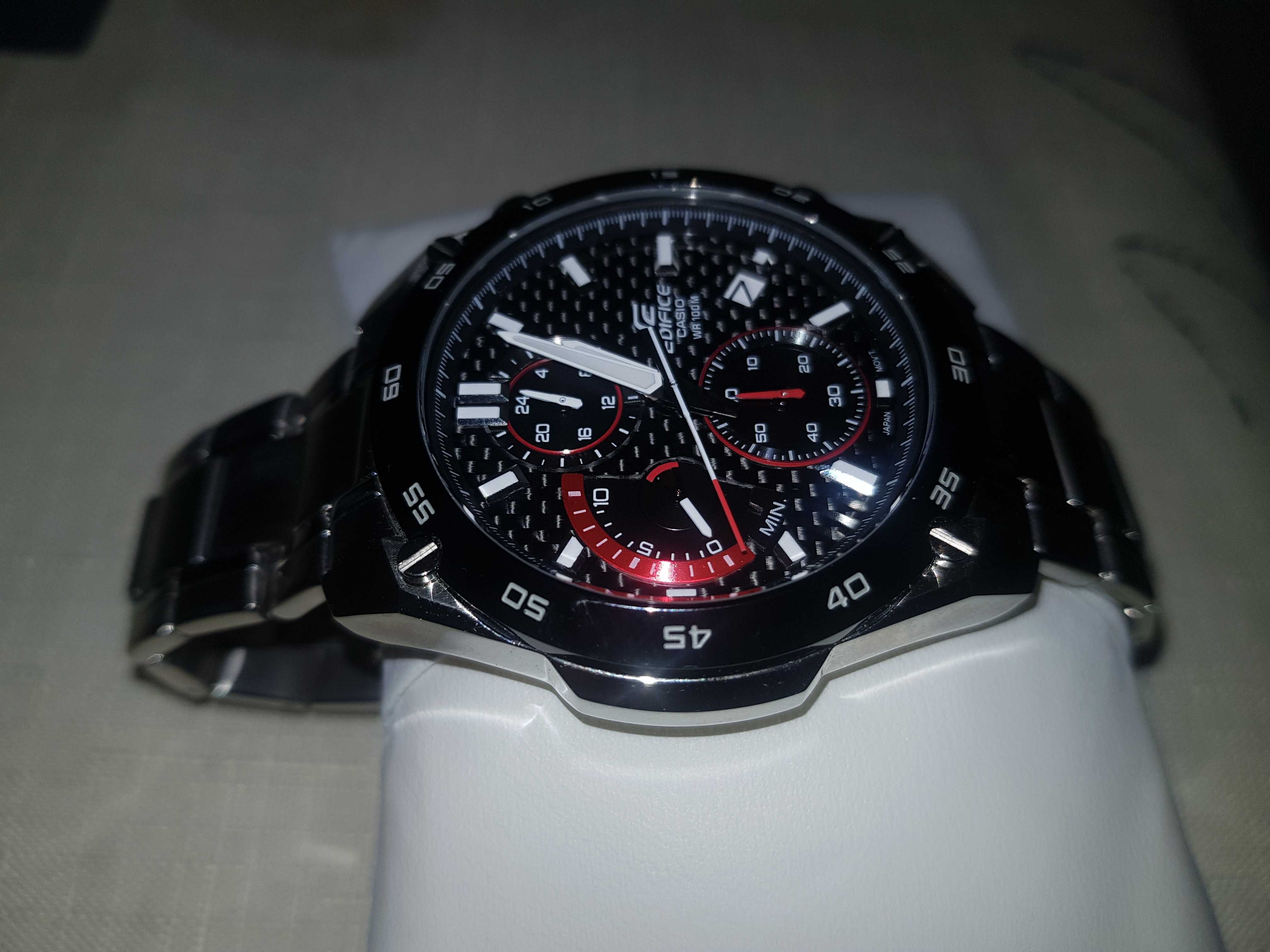 Zegarek Casio Edifice EFR-557CDB-1AVUEF oryginalny praktycznie nowy