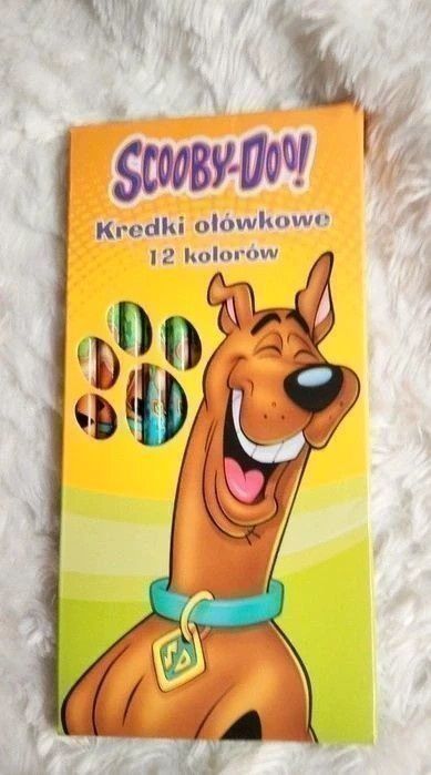 Kredki ołówkowe BENIAMIN 12 kolorów Scooby Doo Scooby-Doo jak nowe "