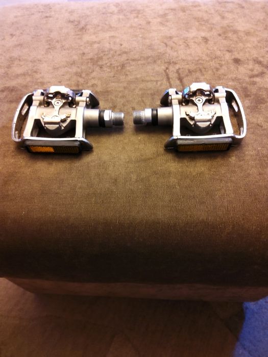 Pedały rowerowe marki shimano. Mocowanie SPD.