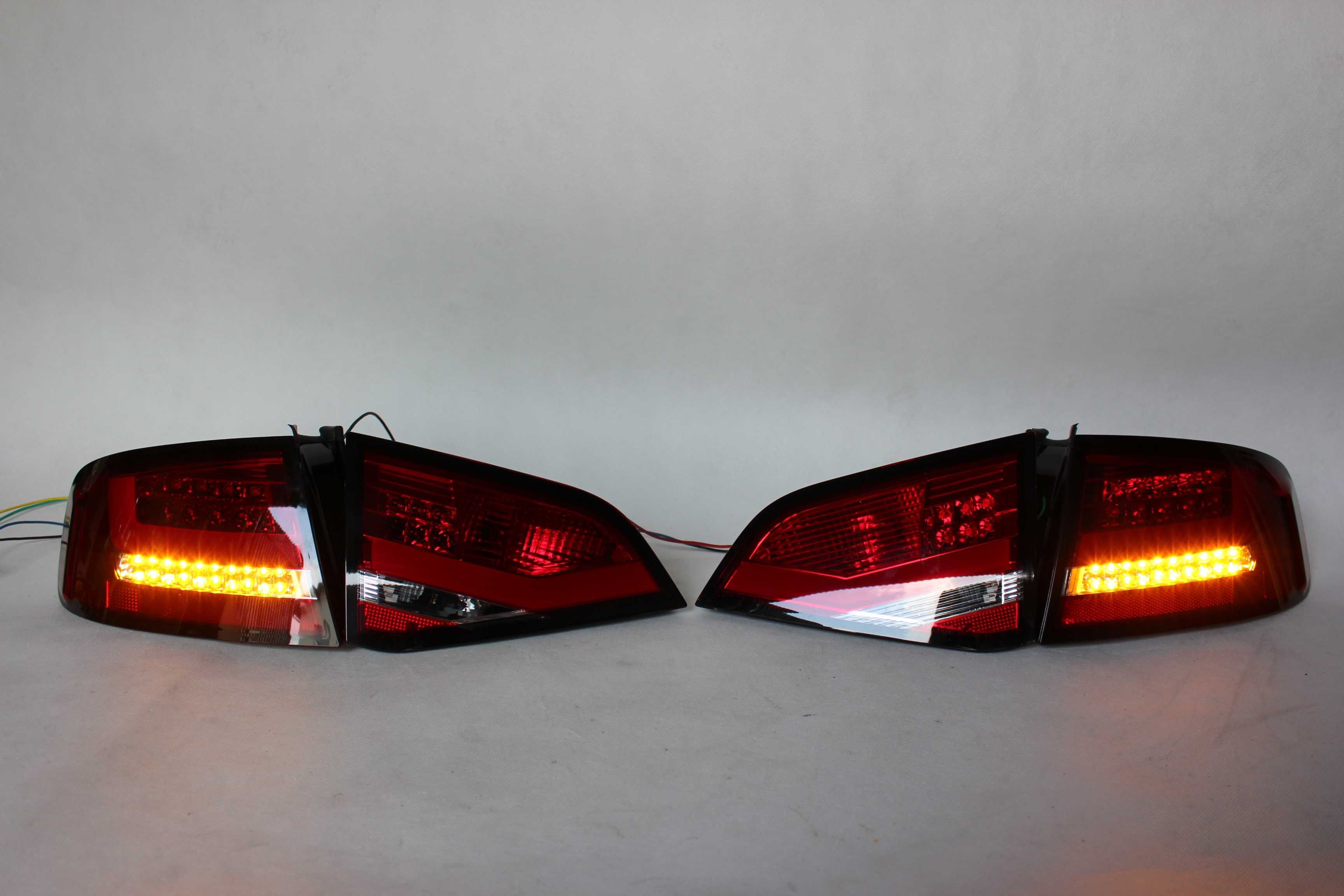 Lampy światła tył tylne AUDI A4 B8 08-12 Sedan LED BAR NEON Czerwone !
