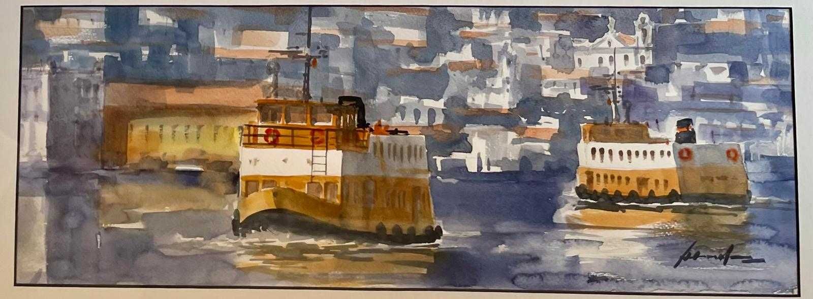 Quadro Original - Aguarelas de António Neves