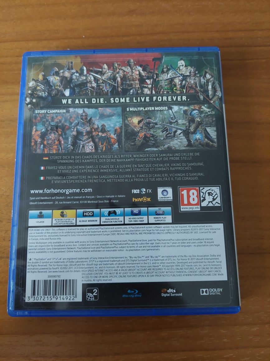Gra For Honor ps4
