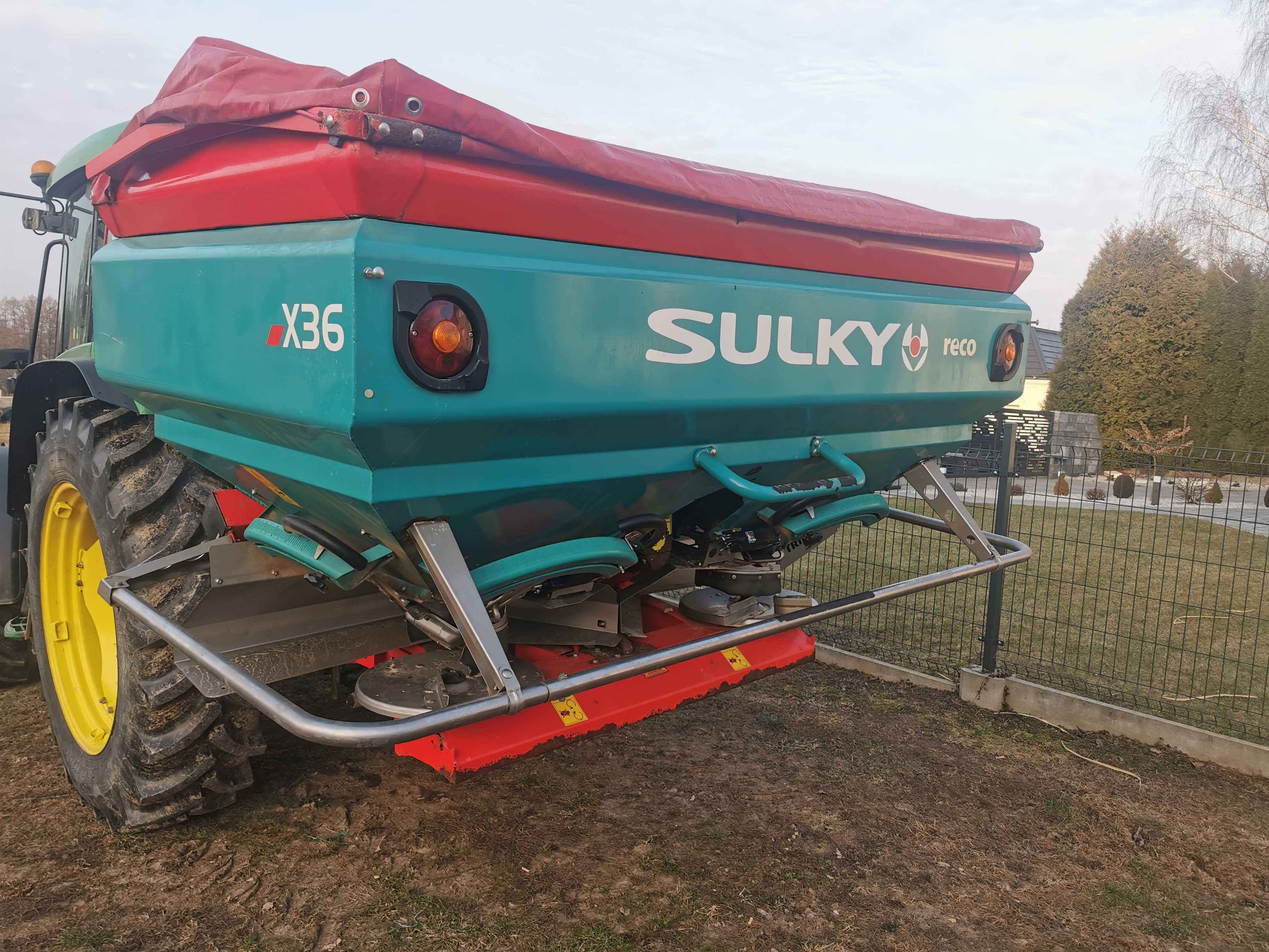Rozsiewacz sulky x36, waga, komputer