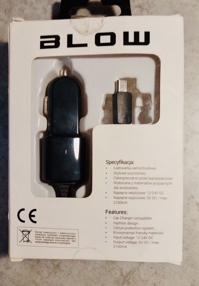Ładowarka samochodowa micro usb / zapalniczka